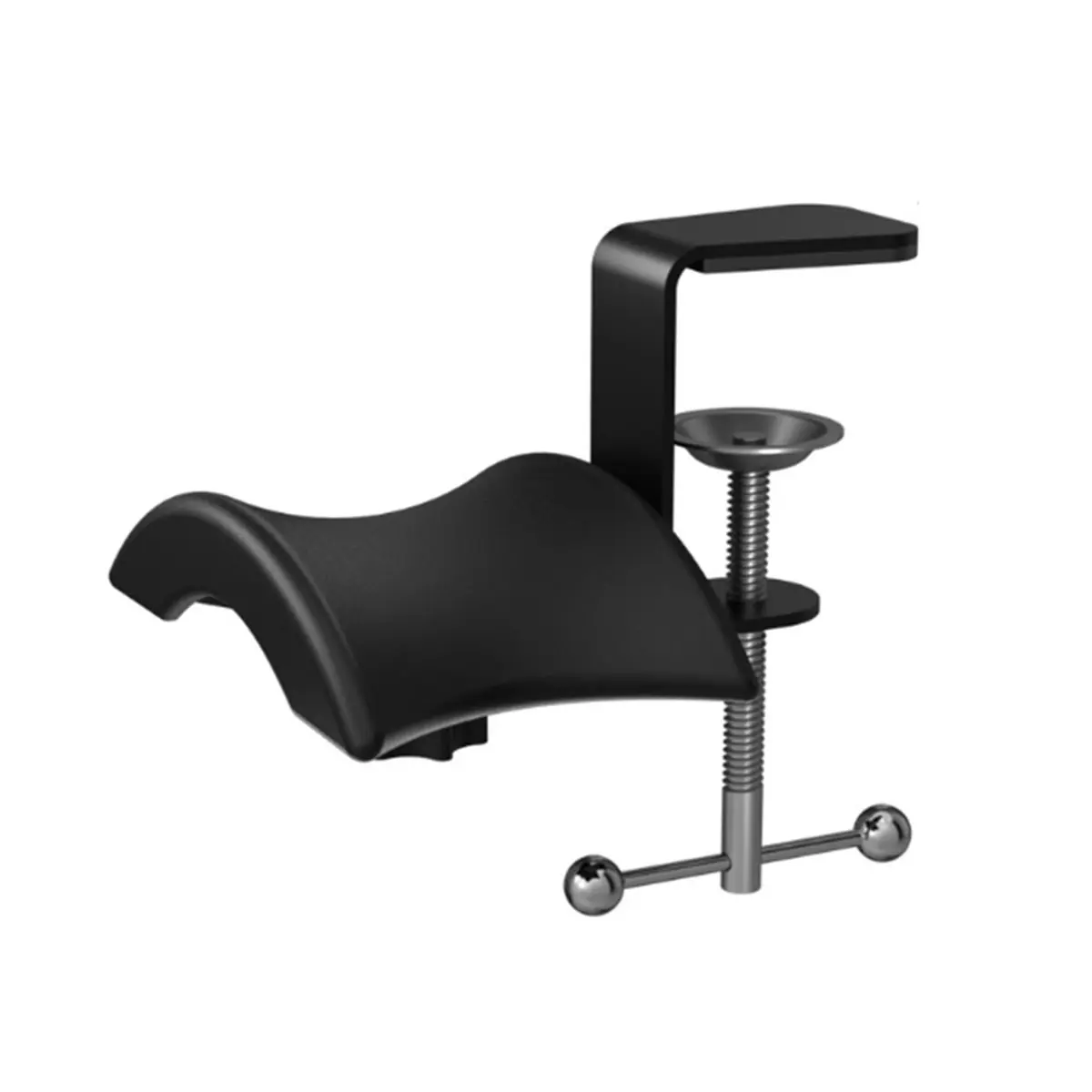 ABGN Adjustable Rotatable Arm Clamp PC Gaming Headphone Stand Headset Hanger Hook Holder Desk Space Saving Clip Mount