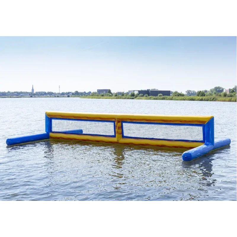 Outdoor inflatable volleyball net playing sports goal inflatable water polo cage net view 2