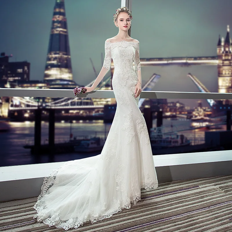 

N572024 new bride slim fishtail