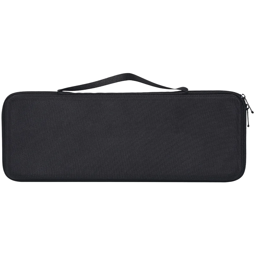 FOR For LOGITECH For MX Keys Advanced and KEY S Keyboard EVA Hard Shell Storage Bag with Cloth Layer Black 46x16x4.5cm
