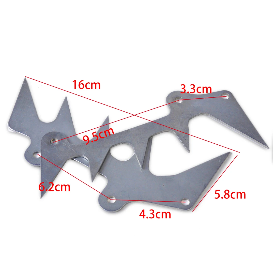 LETAOSK 2pcs Silver Bumper Spike Felling Dog Set Fit for STIHL 044 046 064 065 066 MS440 MS460 MS640 MS650 MS660