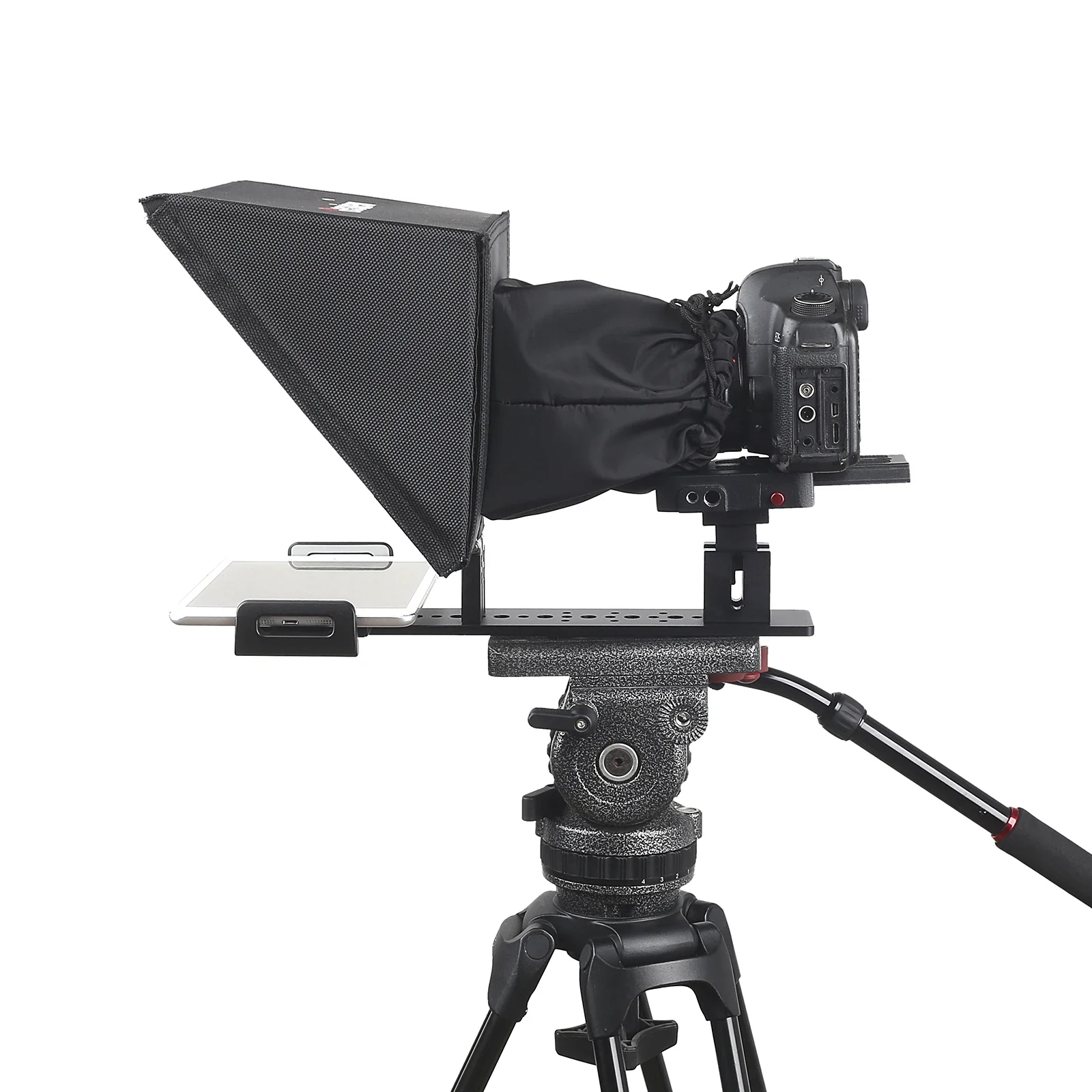 Desview T12 portable and foldable teleprompter phone and table prompting DSLR  recording with remote control