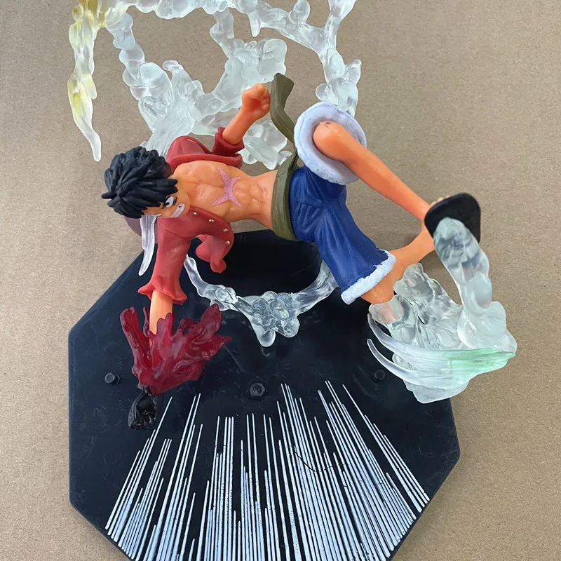 One Piece Anime Monkey·D·Luffy Roronoa Ace Pvc Action Model Collection Cool Stunt Figure Toy Gift image 6
