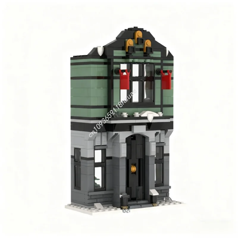 1242 Uds MOC W13 Winter Baker Street modelo bloques de construcción juguetes artesanales para niños ladrillo Modular DIY regalos de navidad