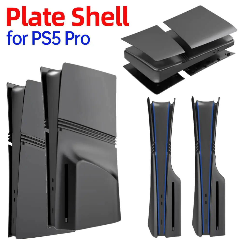 Face Plate Console Cover ABS Hard Case Anti-Scratch Hard Shell Skin Dustproof for PS5 Pro Playstation 5 Pro Disc/Digital Console