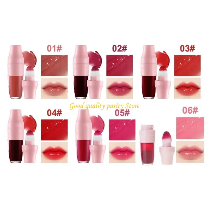M4YA Unique Color Shake Lip Stain Gloss Smooth Look for Ladies Easy to Use