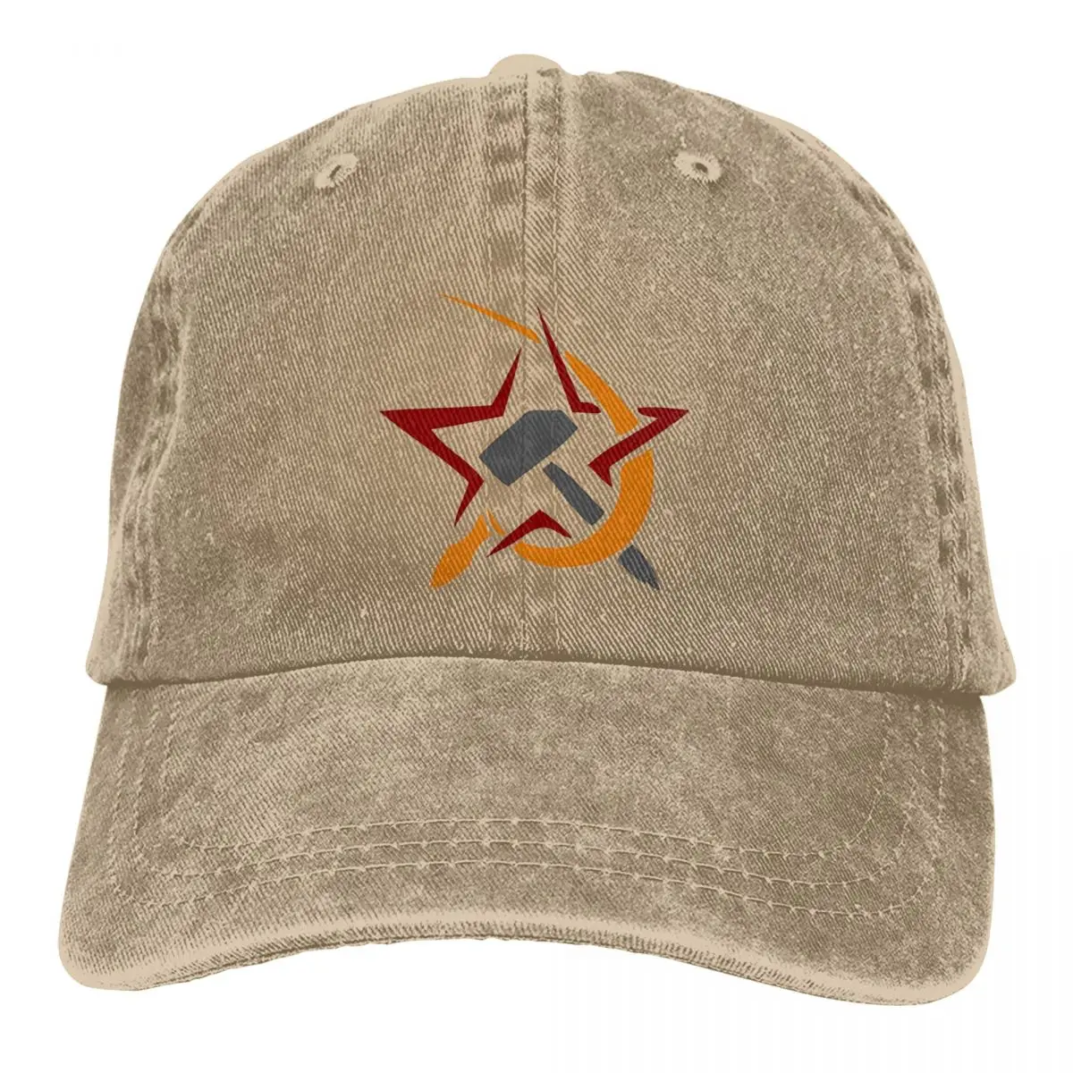 Russian Soviet Hammer Sickle Red Star Retro Hat Cotton Outdoor Sun Protaction Caps Unisex Casual Snapback Hats