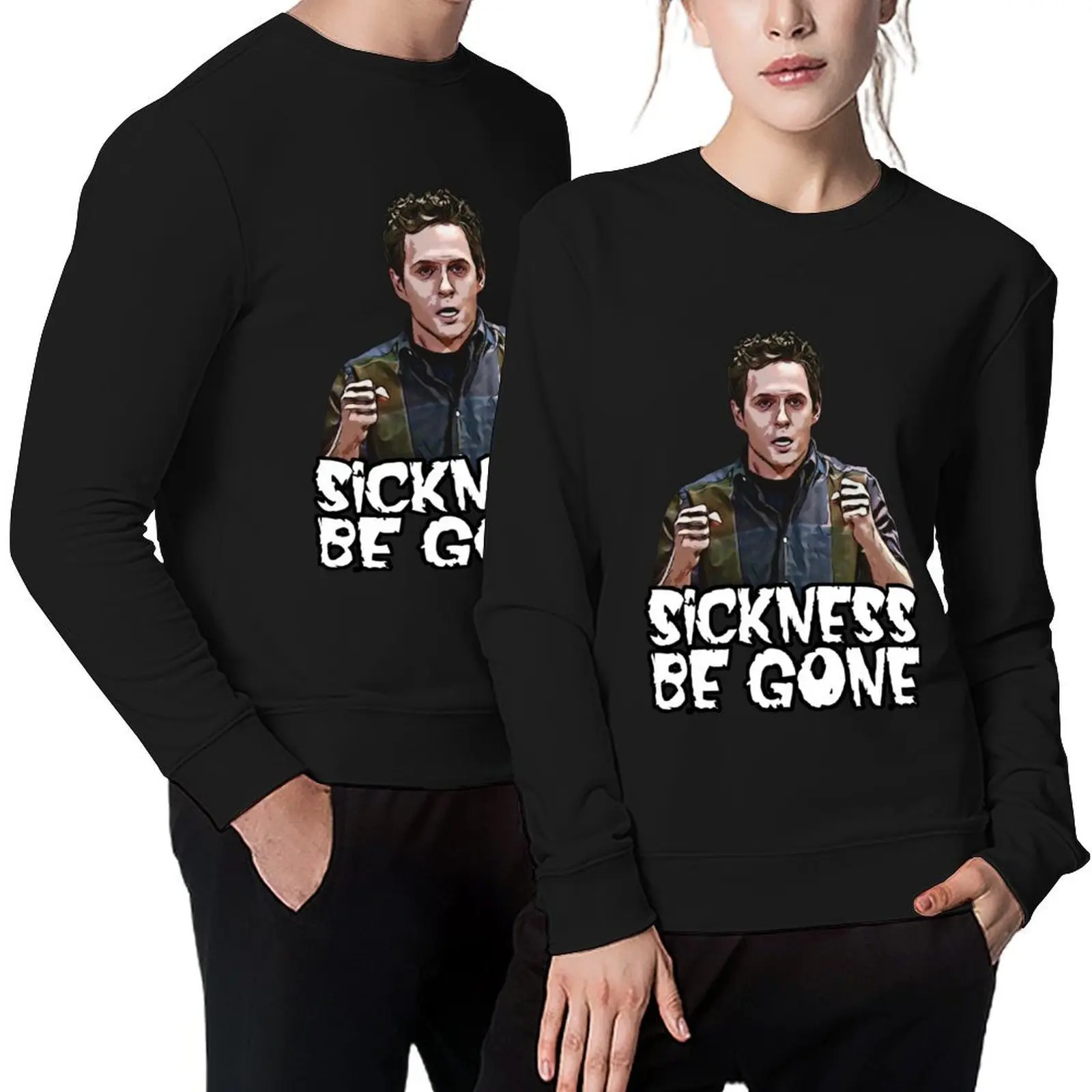 

Sickness Be Gone Pullover men's coat aesthetic clothing tracksuit korean autumn clothes pullover