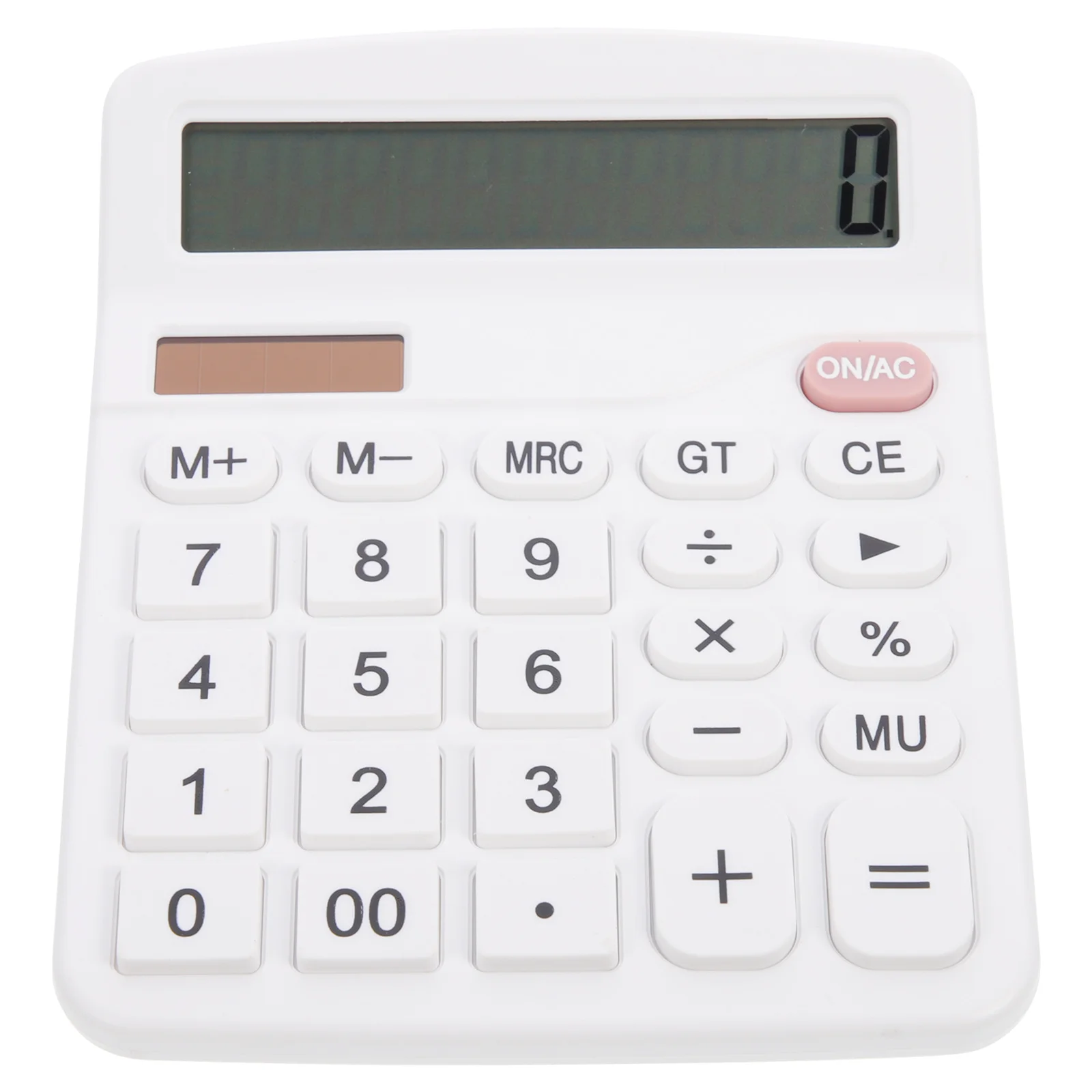 

BUTIFULSIC Mini Calculator White ABS Office Supply Counting Tool for Students and Business