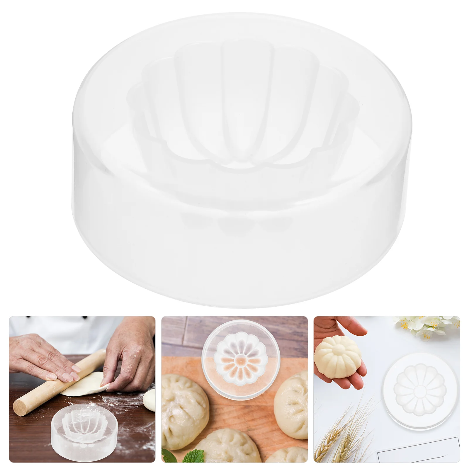 2 Pcs Bun Mold Kitchen Accessory Press Stuffed Maker Mould Makers Making Gadhets Plastic Steamed