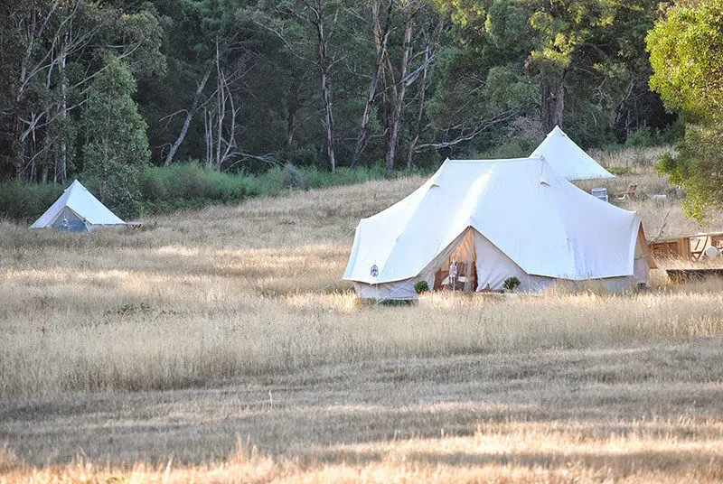 cotton canvas emperor bell tent 3door glamping tent