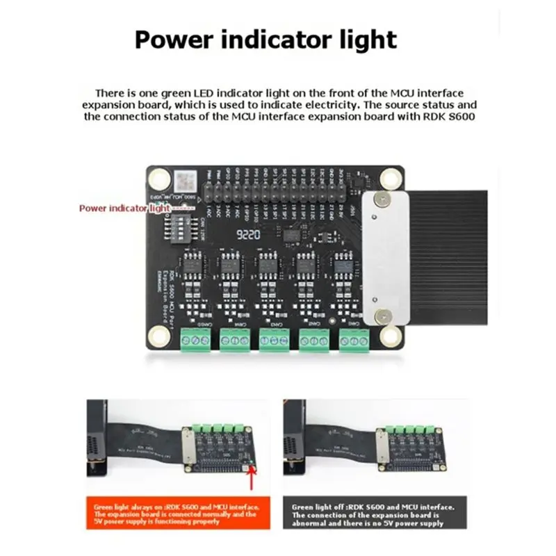 RDK S600 MCU Expansion Board CAN GPIO Expansion Dev Board Core Module With Integrated IMU BMI088 CAN FD 30Pin GPIO