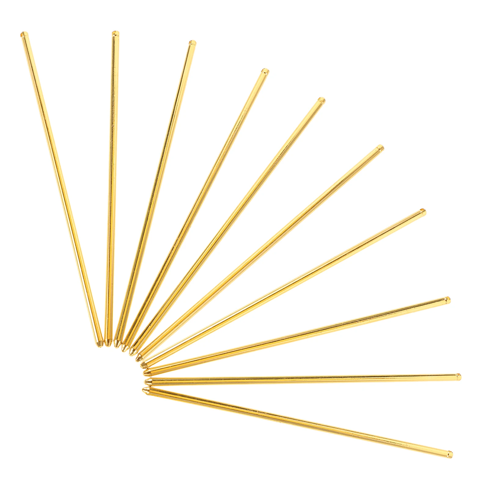 

10pcs Hairpin Stick Pins Chinese Buns Accessories Gymnastics Golden Bride Hair Sticks Long Straight Vintage Diy Hair Chopsticks