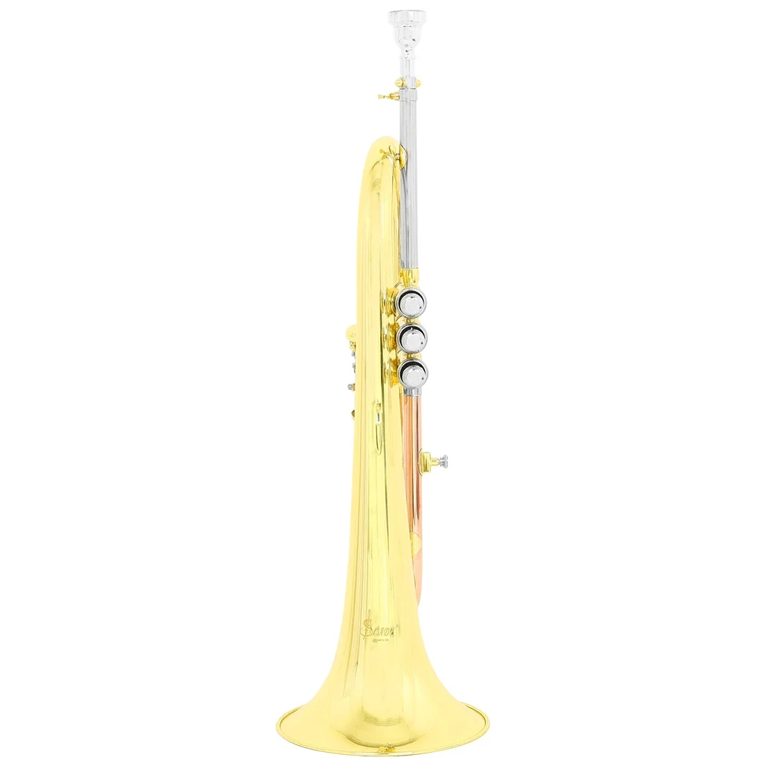 SLADE Flugelhorn النحاس الجسم الذهب ورنيش Bb Flugelhorns المهنية Flugelhorn أداة النحاس للمبتدئين والأداء #3