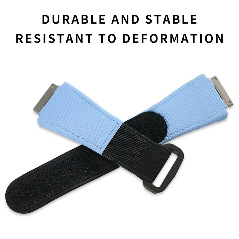 FOR RICHARD MILLE RM011 RM030  RM005 SERIES   FKM VELCRO RUBBER  WATCH STRAPS