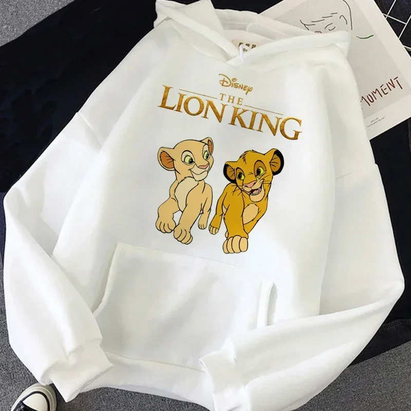 Disney Hakuna Matata Funny Simba Anime Hoodie Women The Lion King Kawaii Sweatshirt Graphics Harajuku Women Hoodie