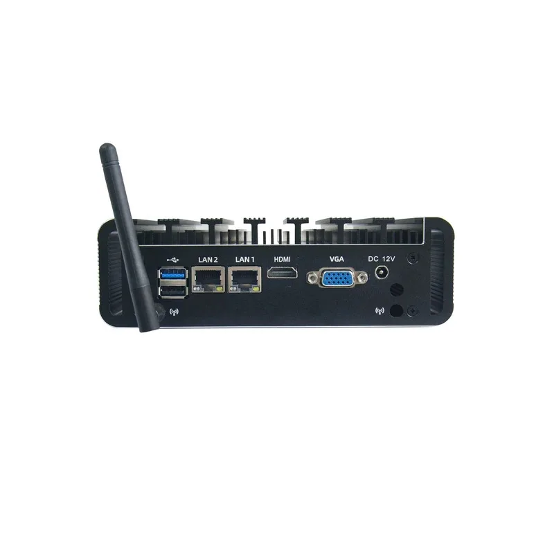 Mini PC senza ventola per macchinari industriali Core I5 I7 I9 Mini PC per finestra del computer tutto in uno 7 10 11 Linux