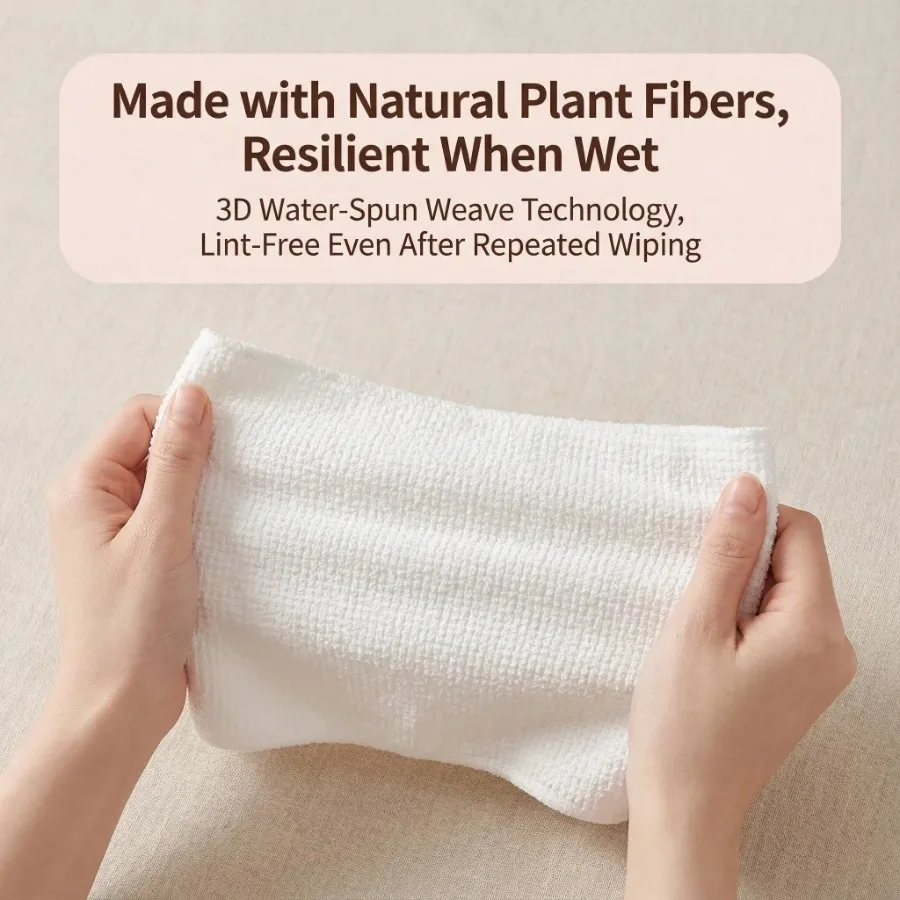 14Pcs Disposable Face Towels – Thickened Compressed Cleansing Towels for Travel, Beauty Care & Daily Home Use - Detail 1