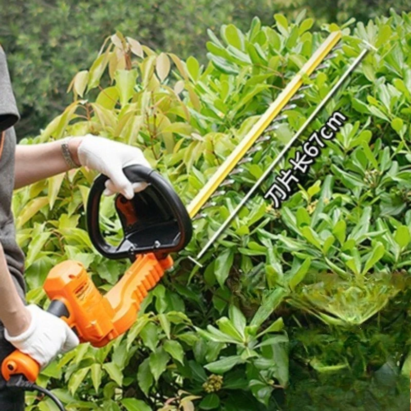 Electric hedge trimmer, household landscaping shrub trimmer