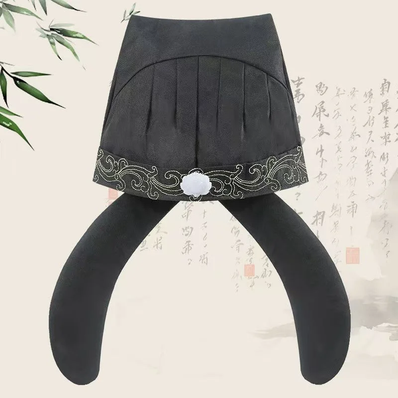 

Дышащая летняя аниме-шляпа Hanfu, кепка учёного династии Сун, древние китайские головные уборы для косплея, мужской костюм для взрослых, Hombre