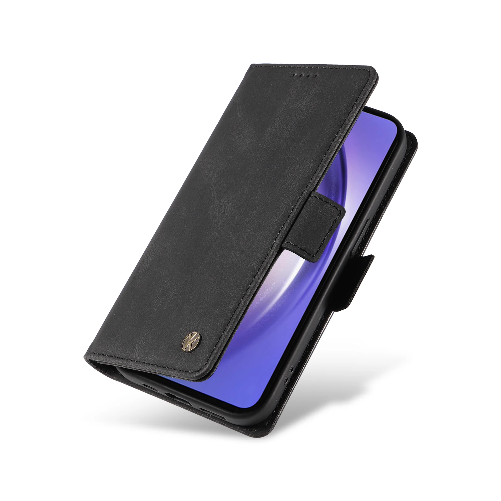 حافظة لهاتف سامسونج جالاكسي A 32 33 42 52 82 23 36 56 71 72 73 حافظة هاتف مغناطيسية فاخرة لتخزين البطاقات والمال