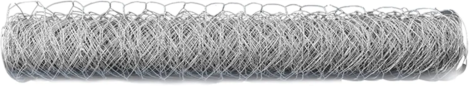 

4ft x 150ft Galvanized Chicken Wire Mesh Fence, 2 Inch Hexagonal Poultry Netting for Gardening, Animal Barrier