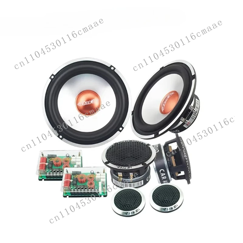 Spot Good Quality Factory Directly Three Points Frequency with Tweeter Car Audio Speakers 6.5 Inch Component Speakers