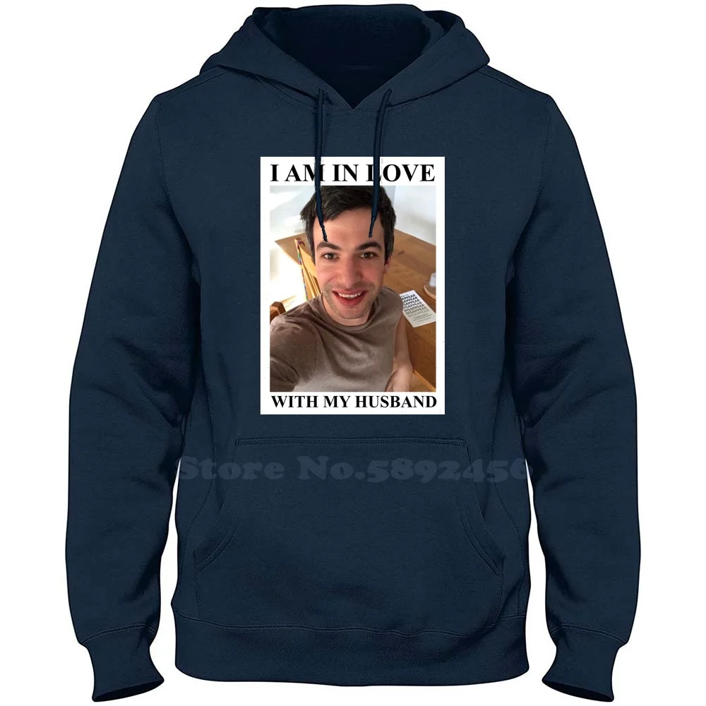 

Nathan Fielder Is My Husband 100% Cotton Hoodie Casual Sweatshirt