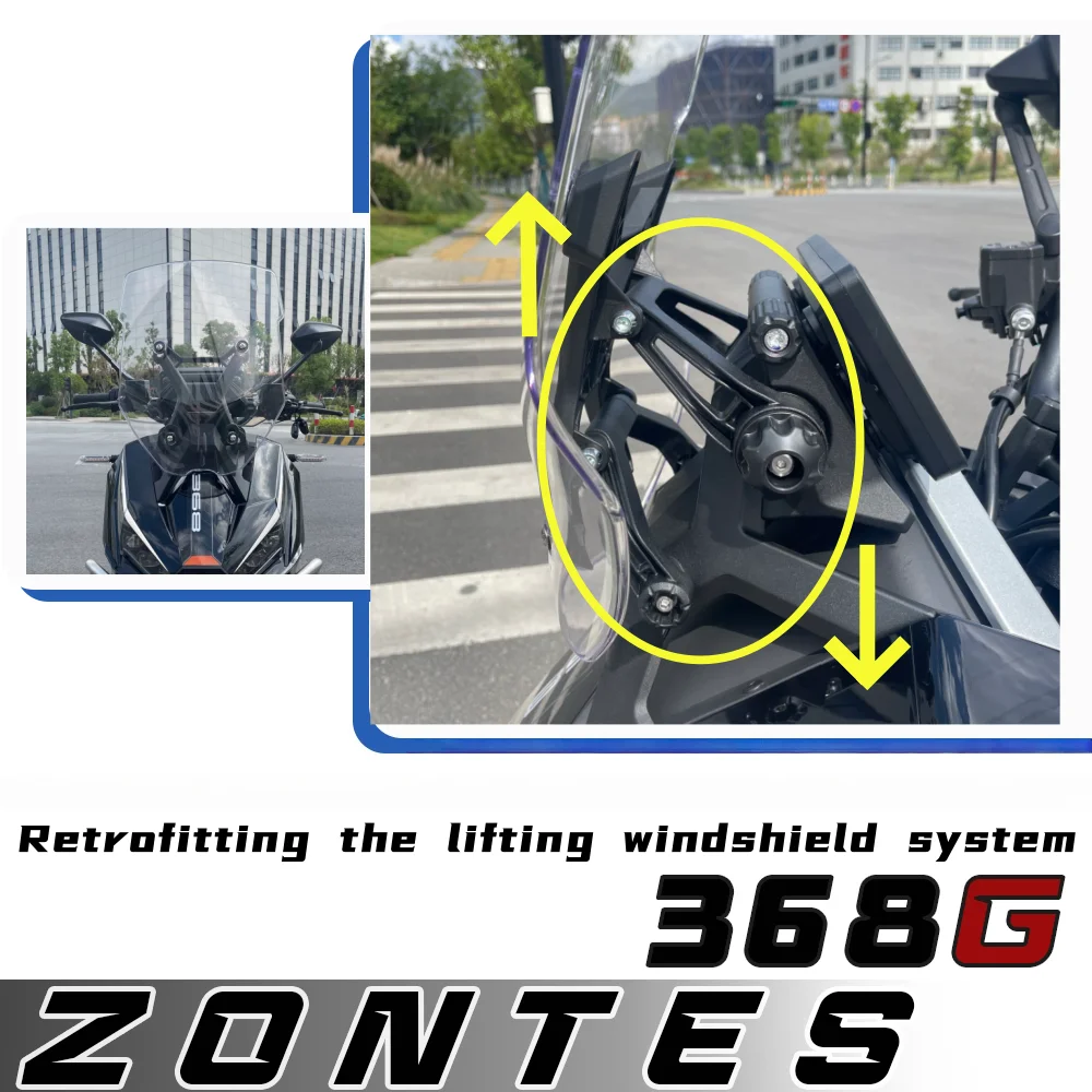 FOR ZONTES 368G modified electric lift windshield module 368g 24-26 models 368-G G368 G-368 368g 368-g g-368 2024-2026 models