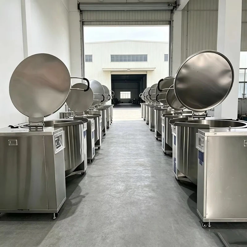 Energy Saving Induction Cooking Pot 8 Power Levels Manual Auto Tilt Design for Restaurant Central Kitchen Boiling Braised Food
