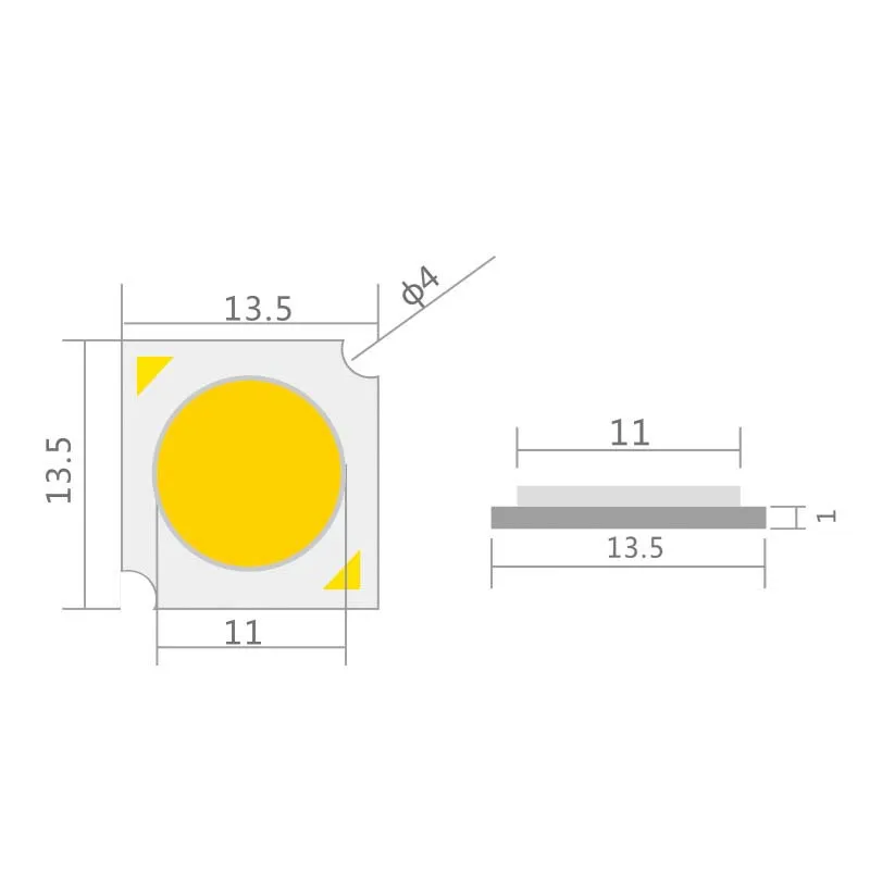 High CRI Ra 90 LED Chips Warm Natural White 3000-6000K 3W 5W 7W 10W 12W 15W 18W 24W 30W 1313 COB Chip DIY LED Bulb Track Light