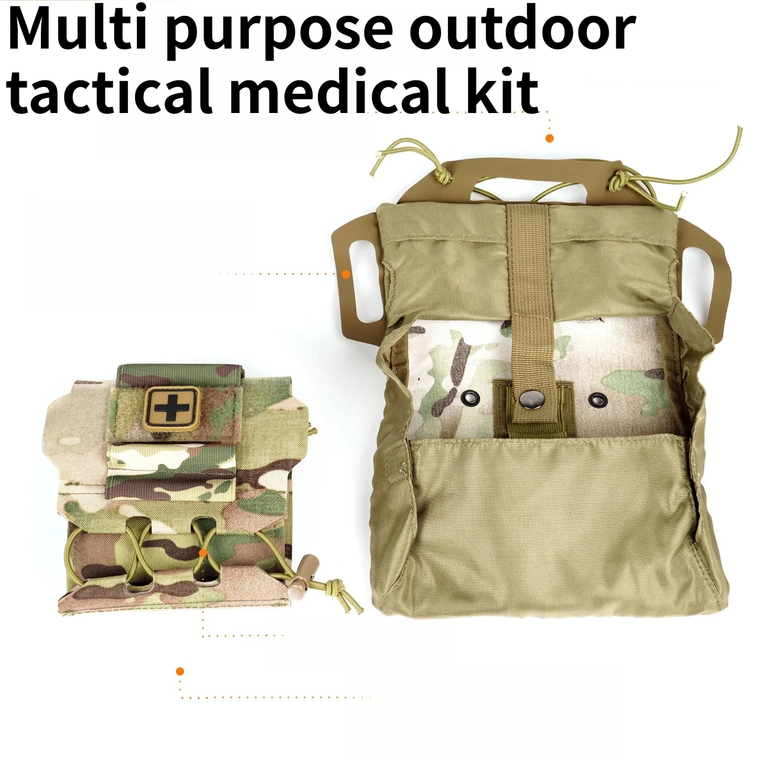 

NEW Multi Purpose Outdoor Quick Pull Medical Bag Tactical Durable Travel MOLLE Accessory Bag Mountaineering Waist Bag