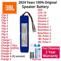 2024 Years Replacement Original Speaker Battery For JBL Link 10 20 G03 Clip Charge Boombox Flip Pulse Xtreme 1 2 3 4 5 6 Bateria