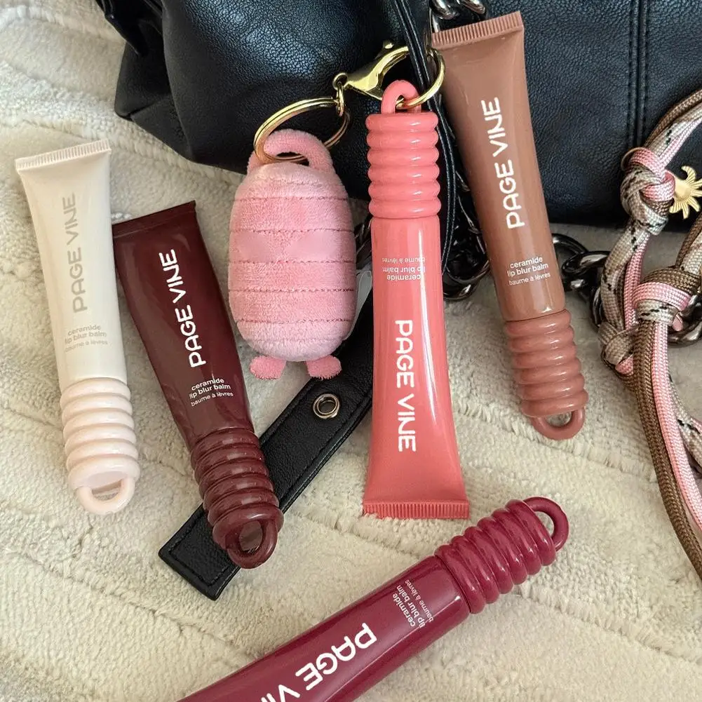 PageVine polypeptide miroir brillant à lèvres baume longue durée hydratant rouge à lèvres rafraîchissant Transparent pour étui beauté cosmétiques