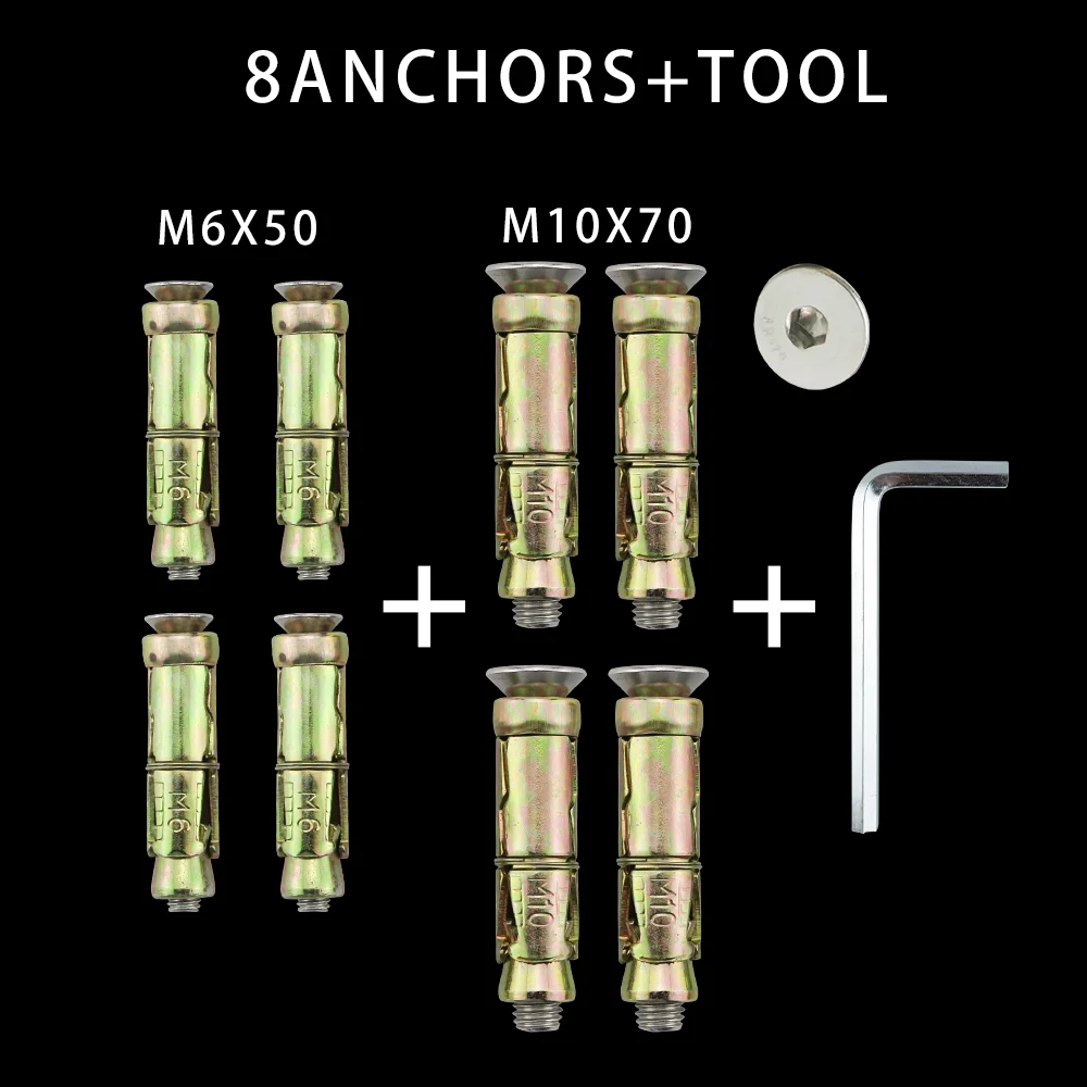 M6M10 ancoraggio per scudo di espansione in calcestruzzo resistente con bullone esagonale in acciaio inossidabile con strumento