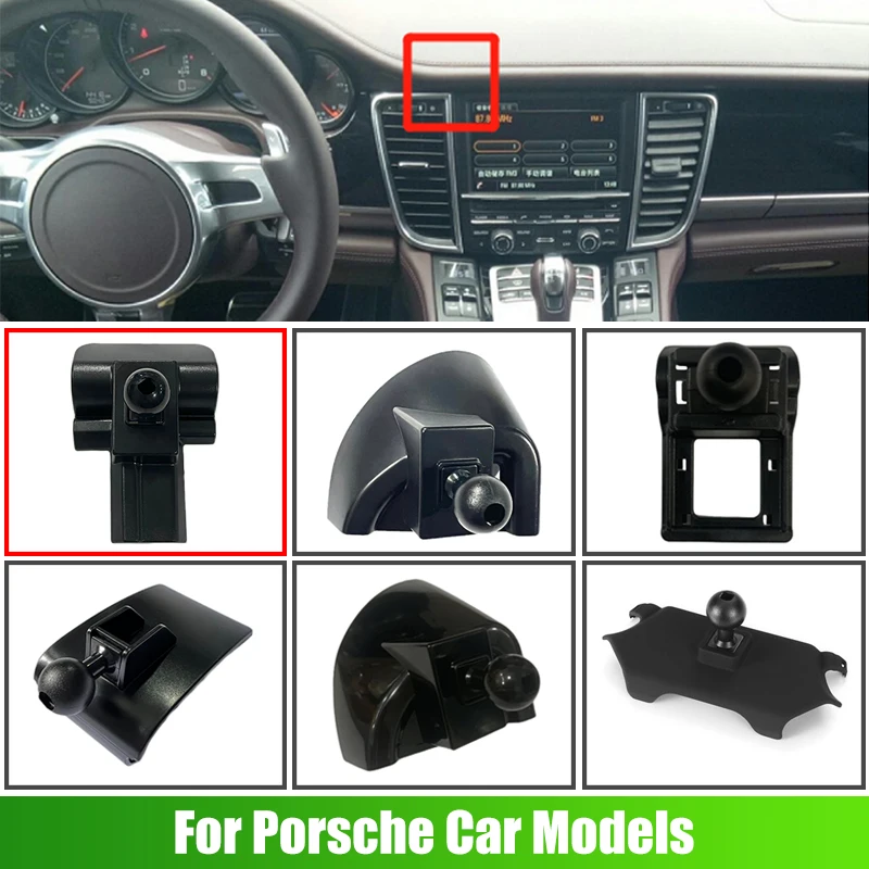 Special Car Mobile Phone Holder Bracket Base Air Outlet Bracket Base For Porsche Cayenne Macan Paramera 911 718