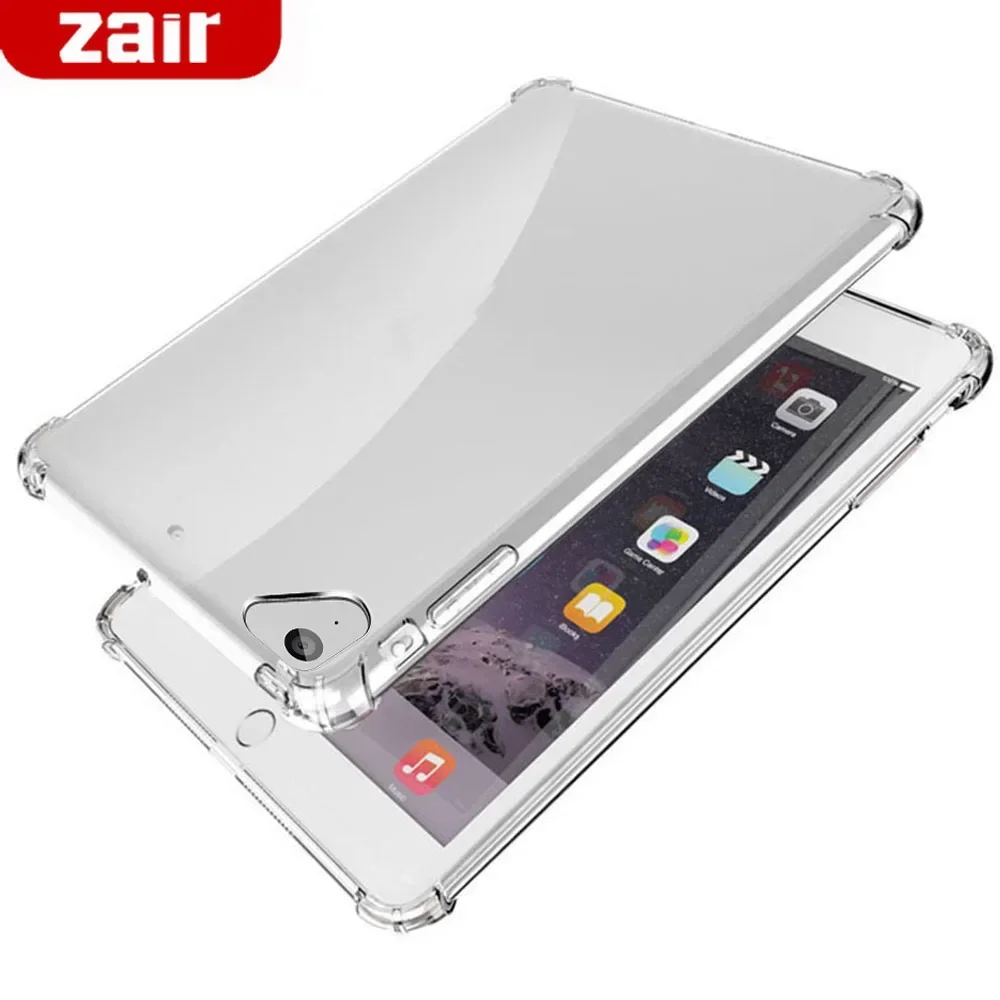 

Soft Silicone Shell For Apple iPad Pro 9.7 2017 2018 5th 6th Generation Transparent Tablet Case For iPad Air 9.7 Flexible Cover