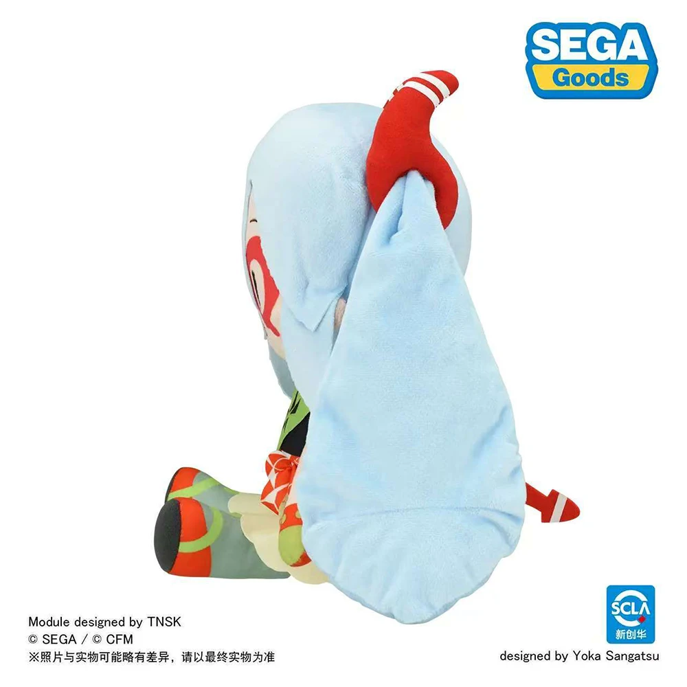 在庫ありオリジナルセガ-vocaloid-初音ミク-27-センチメートルぬいぐるみクリエイティブ子供の装飾品漫画かわいいクリスマスギフト