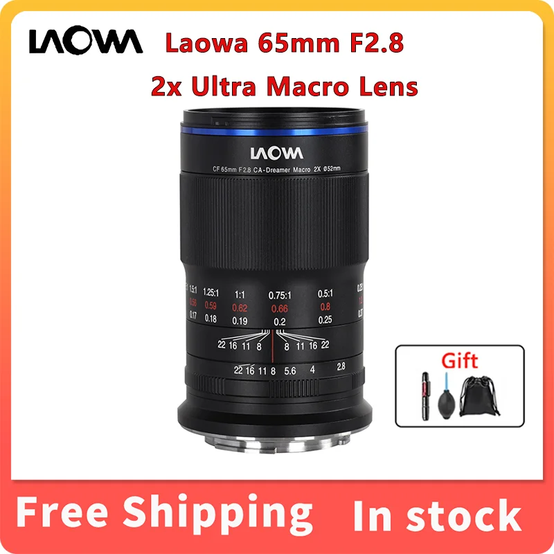 Venus Optics Laowa APO 65 مللي متر F2.8 2x Ultra Macro عدسة كاملة الإطار لسوني E FUJIFILM X Canon RF EF-M Nikon Z Leica L Mount Camera