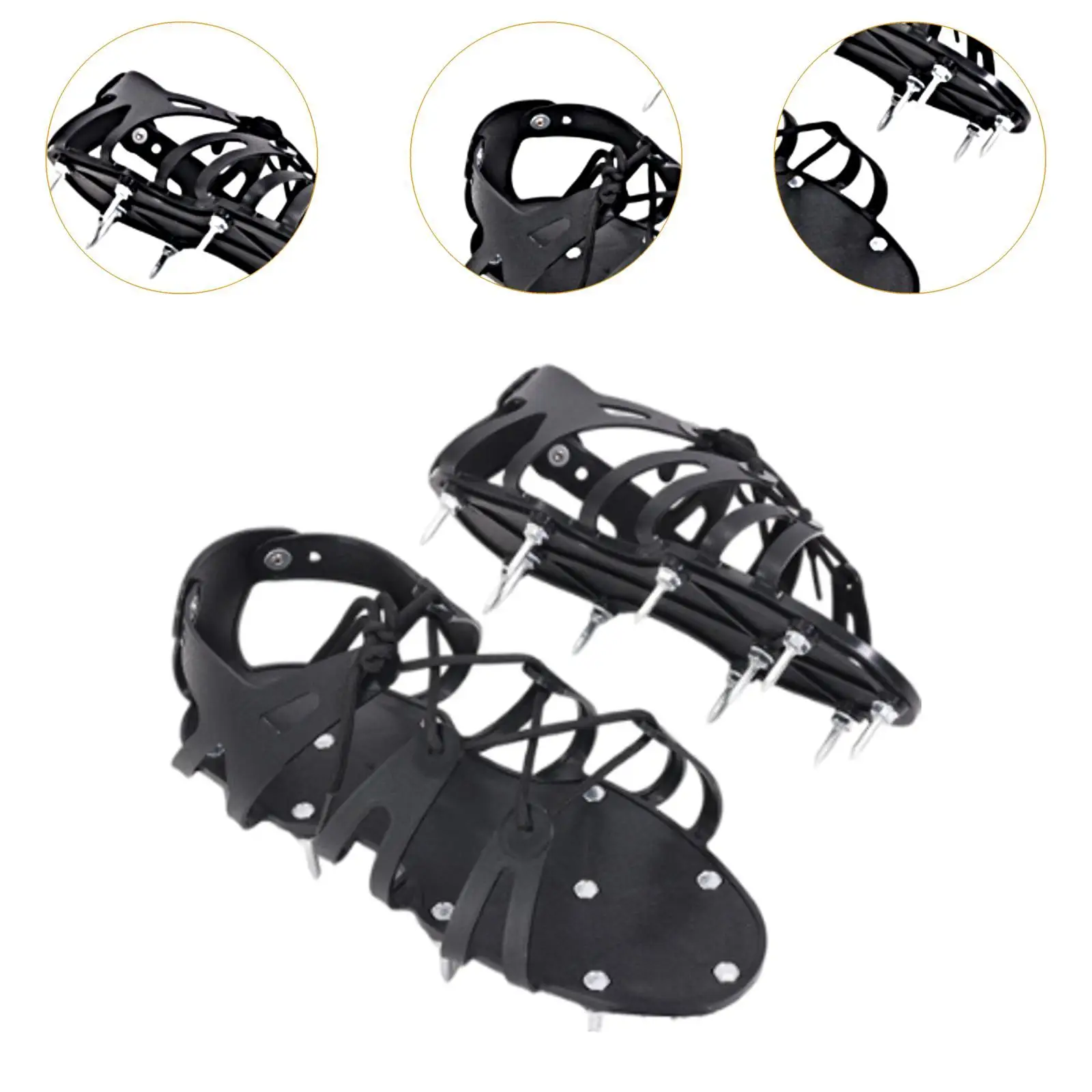 Spiked Shoes PETG Resinous Coating Nailshoe Universal Fit Aerator Sandals Comfortable Walking Suitable for Construction Home