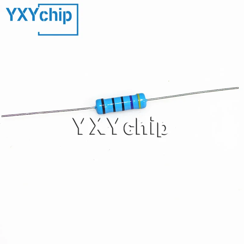 

20pcs 2W Metal Film Resistor 5R1 51R 510R 5K1 51K 510K 5.1 51 510 Ohm R K Accuracy 1%10R 22R 33R 47R 100R 150R 220R 0.1R-10M