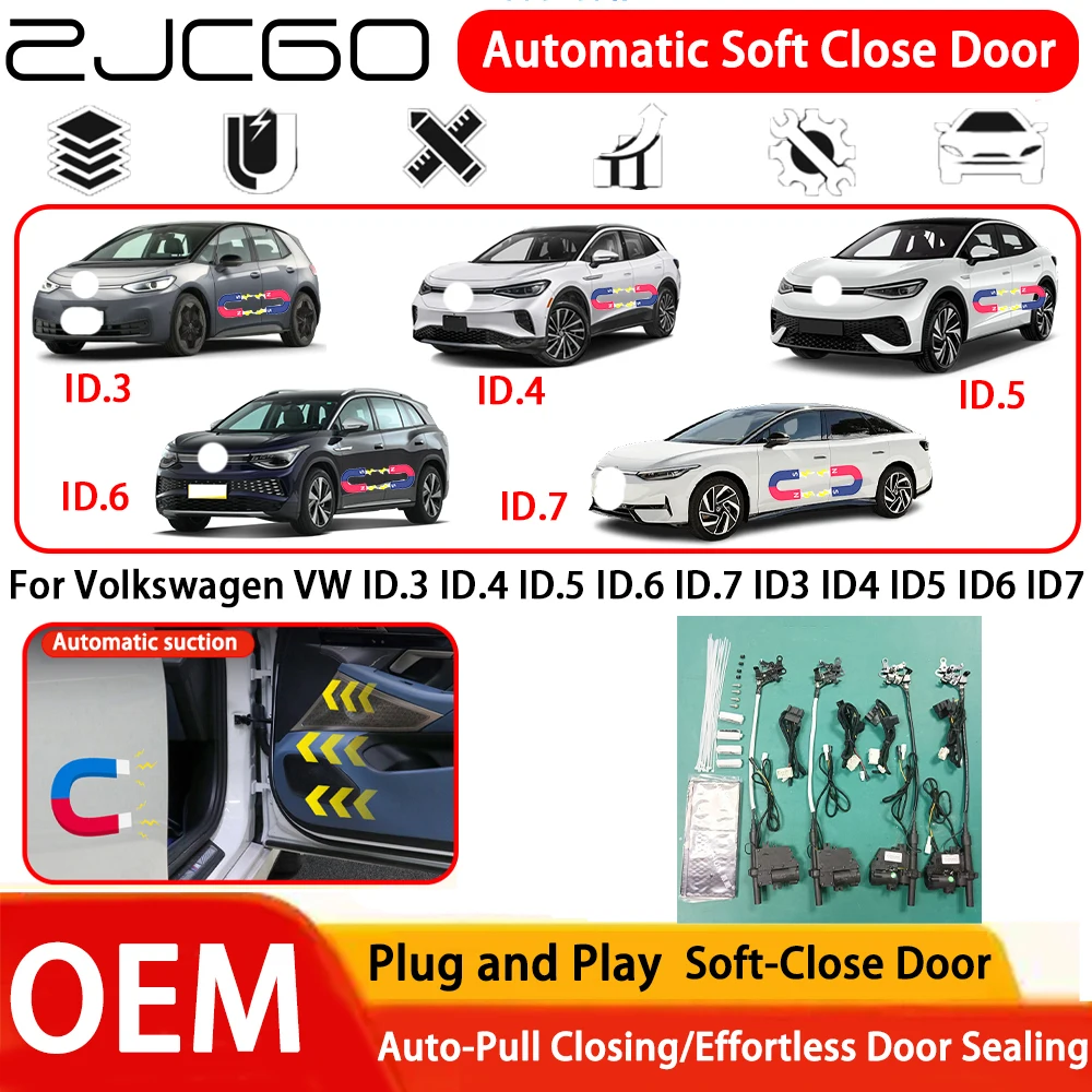 

Система автоматического мягкого закрывания дверей для автомобилей Volkswagen VW ID.3, ID.4, ID.5, ID.6, ID.7 (OEM, Plug and Play) ﻿