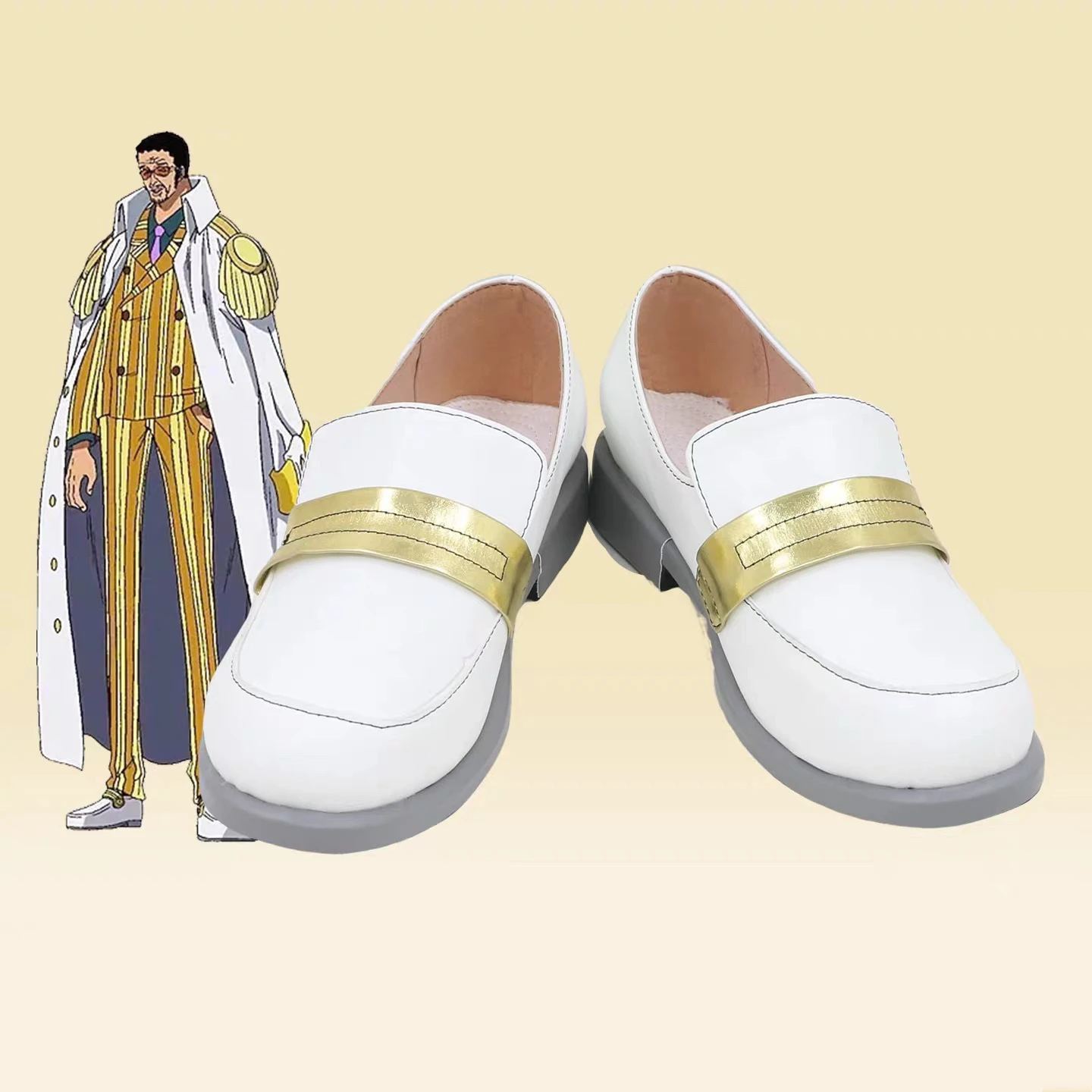 

Обувь для косплея аниме Borsalino, обувь Admiral Kizaru, темно-синяя обувь для выступлений на Хэллоуин