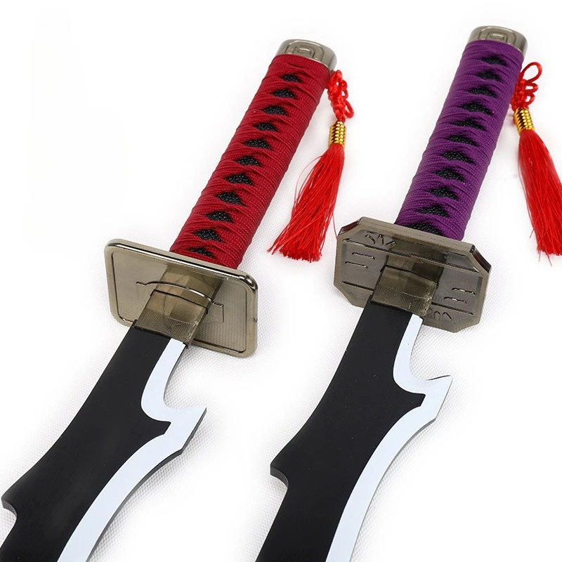 84cm/33.07in Bleach Katana Swords Flower Sky Crazy Bone Anime Peripherals Bamboo Cosplay Model Props Party Supplies Outdoor Toys