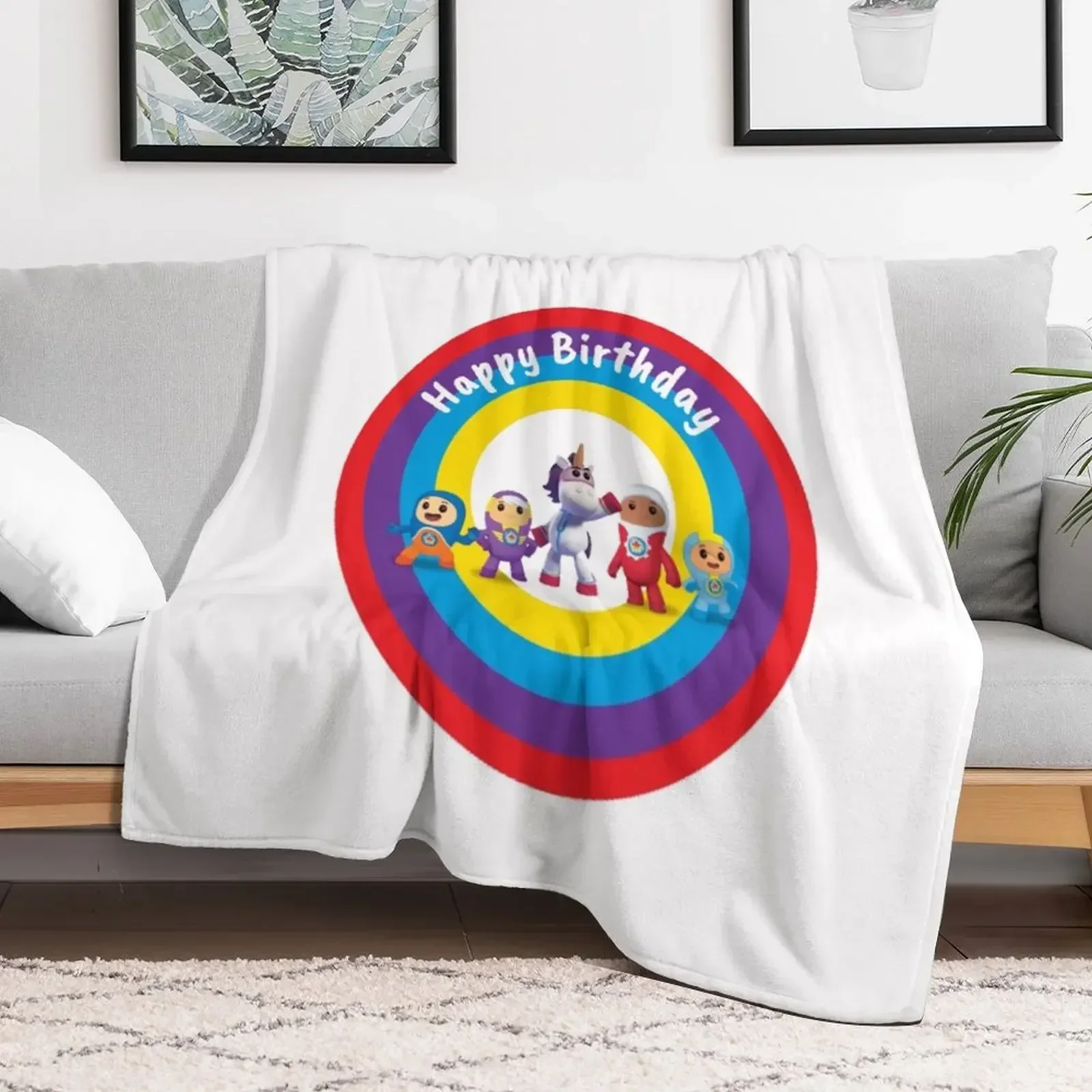 Go Jetters Throw Blanket Furrys anime Decorative Sofas Thermals For Travel Blankets