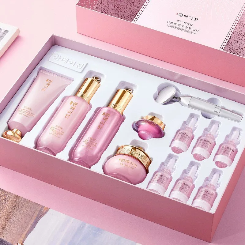 

Набор для ухода за кожей Bird's Nest Radiant Beauty Gift Box: массажер, увлажняющий и антивозрастной комплект для салонов красоты