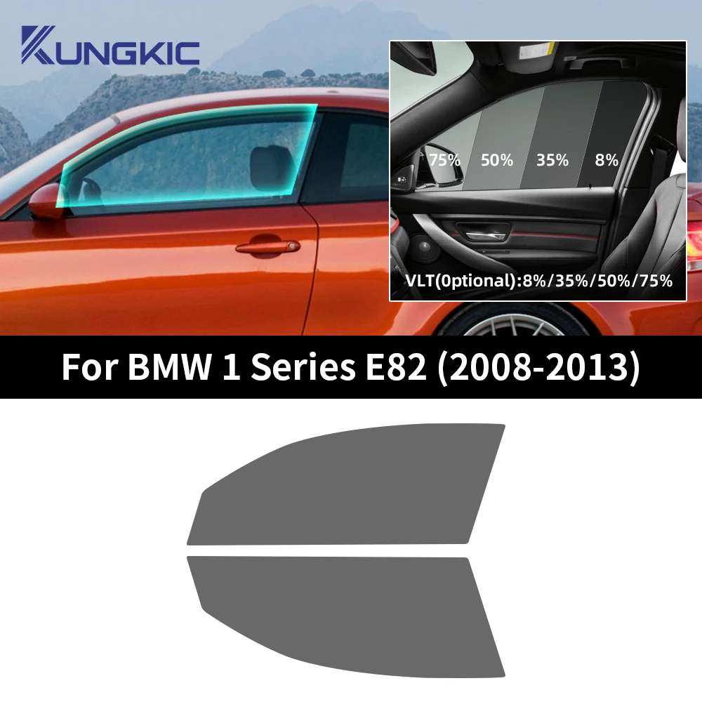 

Для BMW 1 серии E82 2008 2009 2010 2011 2012 2013, комплект предварительно вырезанной тонированной пленки для окон, тонированная солнечная пленка, защита от тепла и ультрафиолета