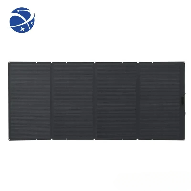 

YYHC ECOFLO 400 Portable Solar Panel for Poer Station Foldable Solar Charger ith Adjustable Kickstandfor Outdoor Camping RV