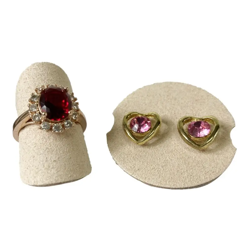 

12Pcs Multifunctional Rings Display Pads Round Organizer Earrings Display Rack Jewelry Packaging Simple Earrings Card Holder