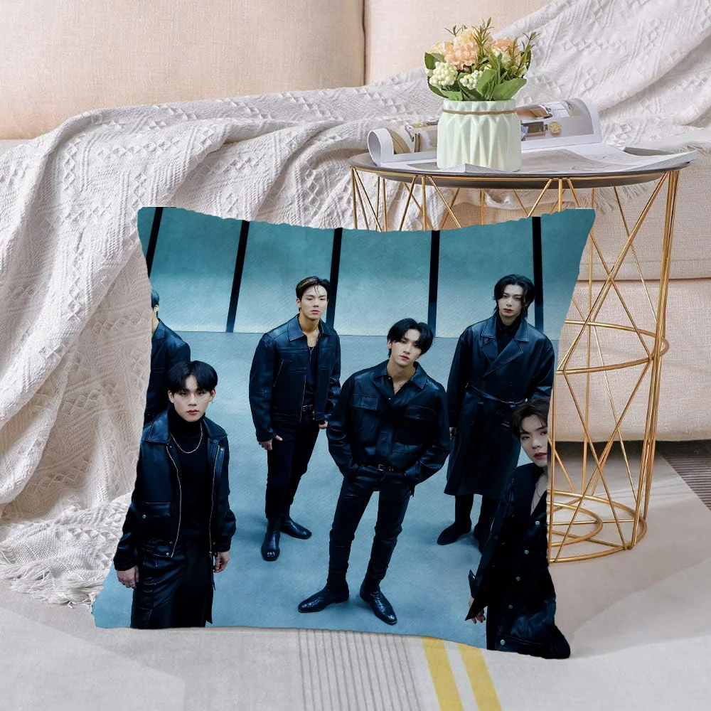 Luxury Living Room Decoration MONSTA X Pillow Covers Decorative Cushion Personalized Gifts Sofa Cushions Cover Home 45x45 Gift